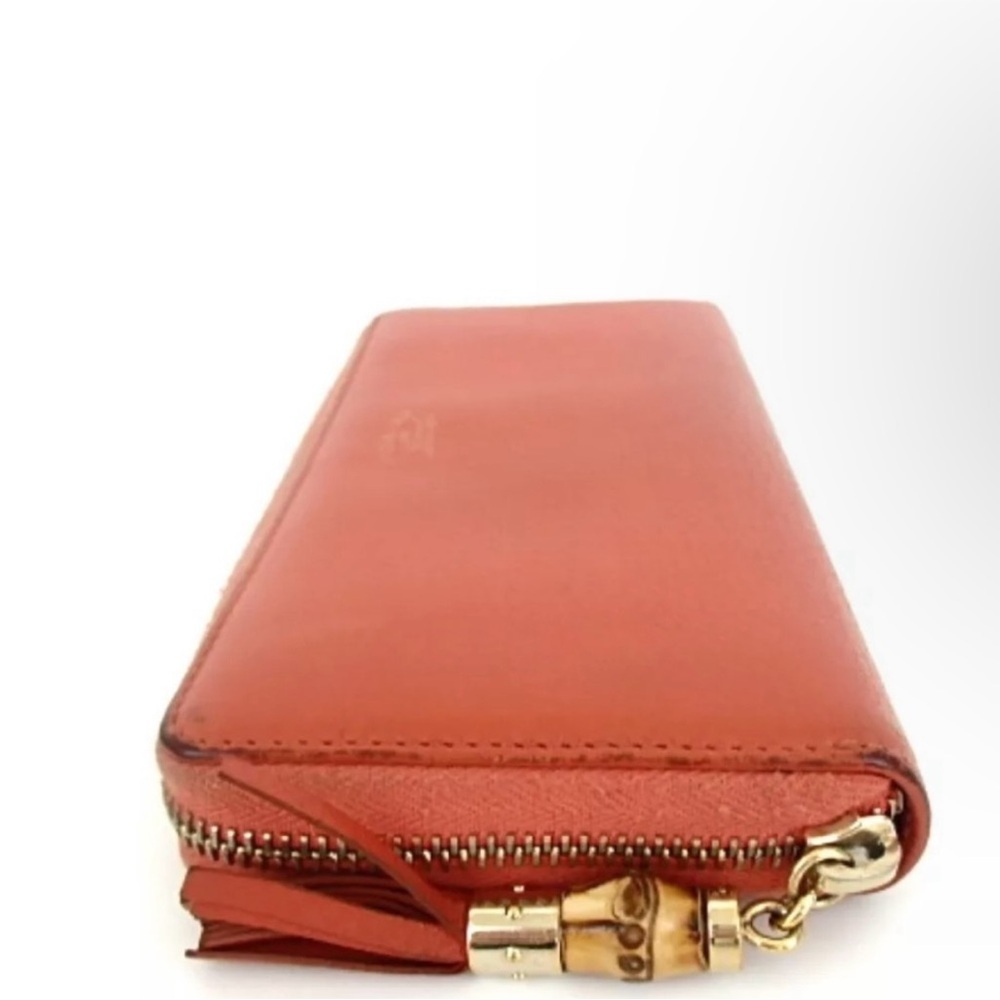 EUC Gucci Tassel pebbled Leather Red Wallet❌PLEASE LOOK AT ALL PICS❌❌ - Picture 3 of 14